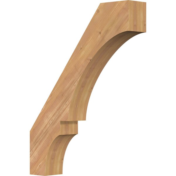 Ekena Millwork 5 1/2"W x 28"D x 36"H Balboa Smooth Knee Brace, Western Red Cedar BRC06X28X36BOA00SWR - main